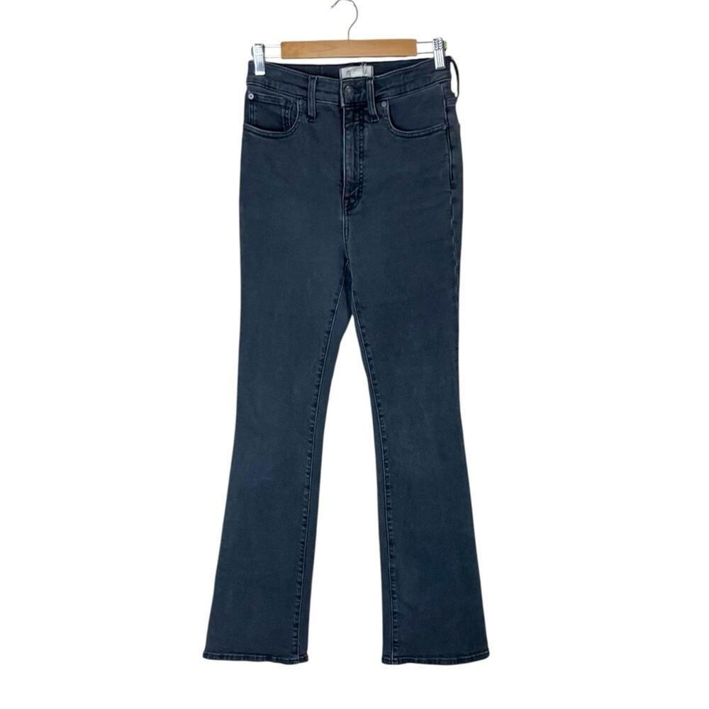 Madewell Skinny Flare Jeans High Rise Black Size 27
